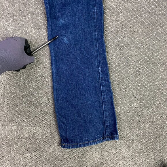 Levi's 527 Bootcut Jeans Men's 30 x 30 Blue Hemp Cotton Stretch Boot Cut - Picture 3 of 14